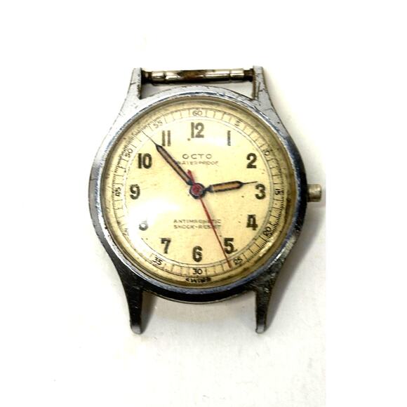 Vintage OCTO Waterproof Watch Face UNTESTED For Parts or Repair - Picture 1 of 5